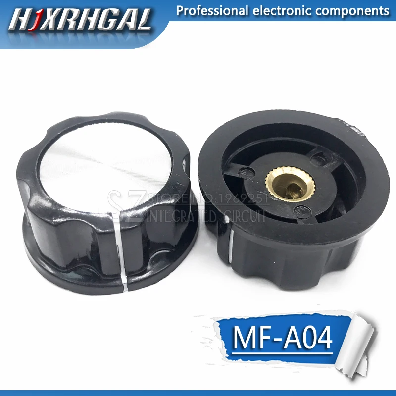 5 pcs Hoed MF-A04 potentiometer knop WH118 WX050 bakeliet knop koperen kern binnenste gat 6mm hjxrhgal