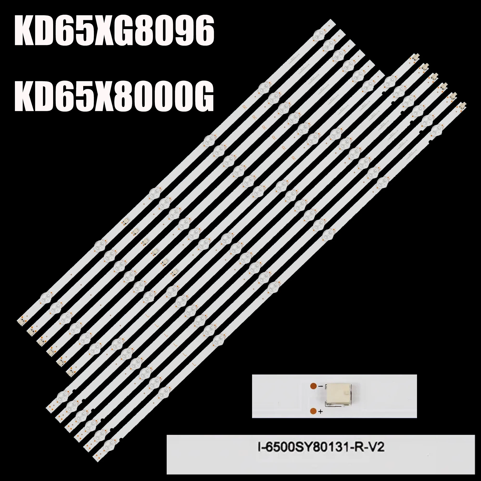 LED Backlight For XBR-65X800G KD-65X750H KD-65X75CH KD65X7500H KD-65XG8096 KD-65X8000G I-6500SY80131-L-V2 I-6500SY80131-R-V2