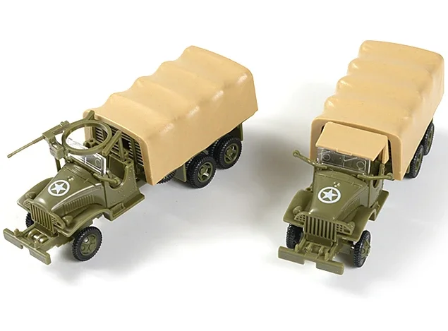 Modelo 1/72 Jimsy 4D Aliada Caminhão Cckw353 Cola Montagem Livre do Veículo Off-road Modelo de Carro de Brinquedo Militar 2 pçs/set