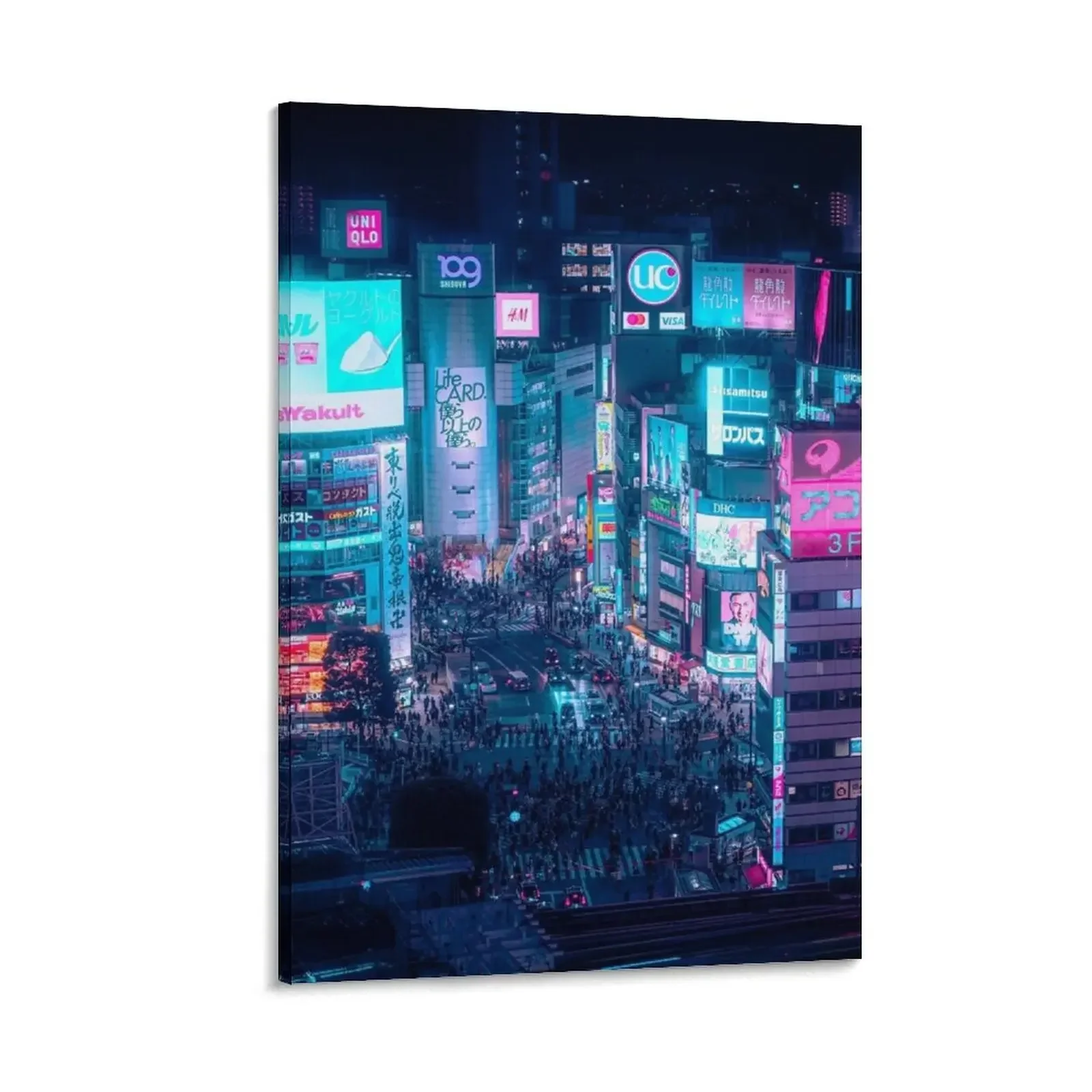 

Neo Tokyo - Shibuya Crossing Canvas Painting canvas wall decoration Wall decoration poster home decor interior