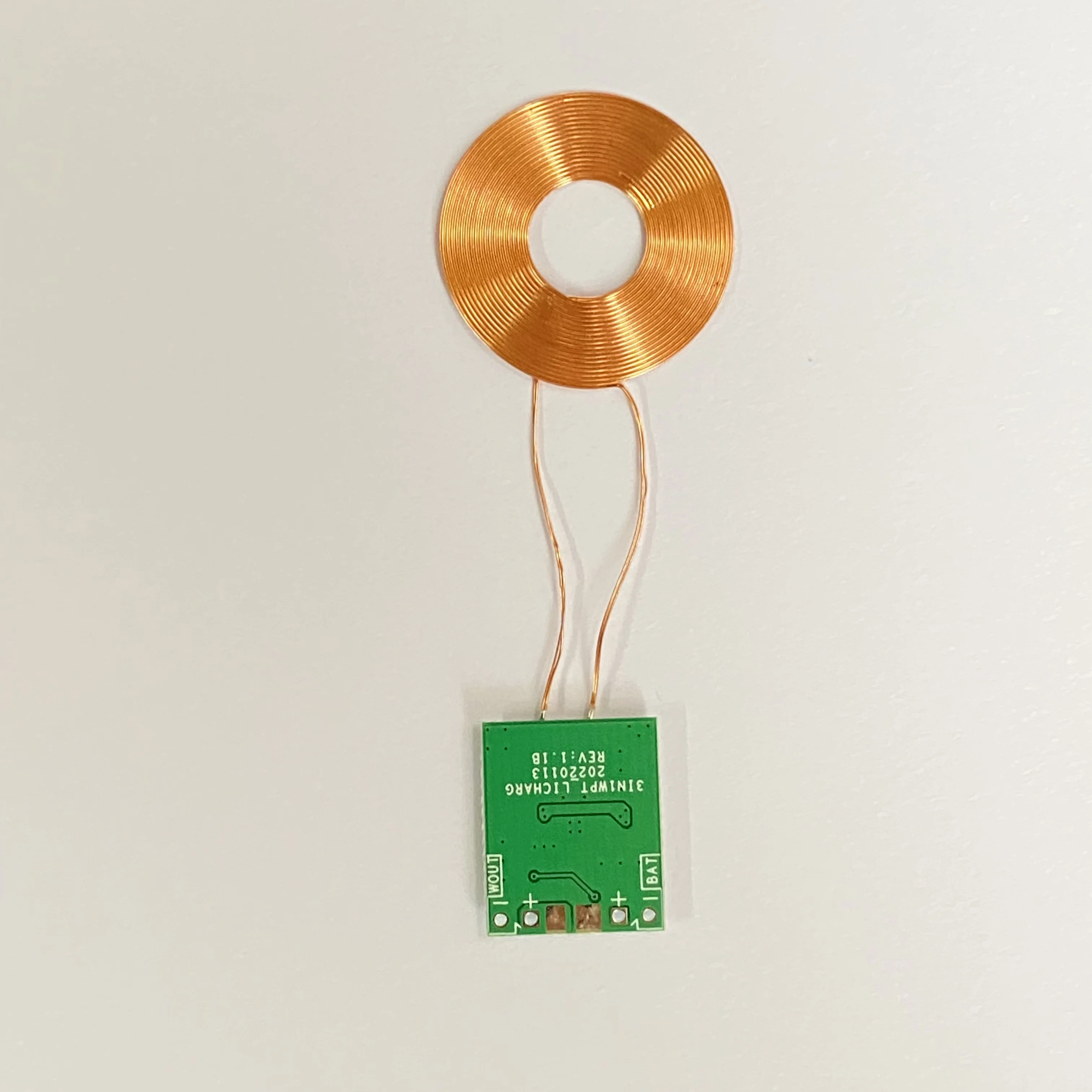 Taidacent 5W Wireless Charger Receiver Qi Standard Wireless Receiver Module 3.7V 4.2V Lithium Battery Charger Receiver Board