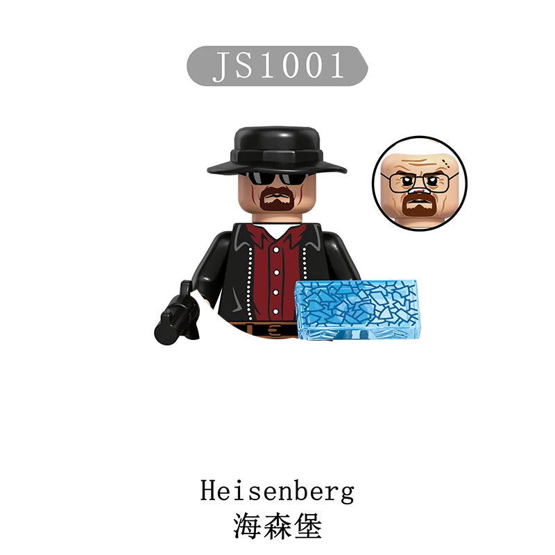 Breaking Bad Building Blocks Office Bricks Demon Slayer Blade Toys Gifts Mini Action Figures Children Building Blocks For Party