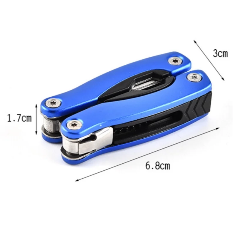 Pinze pieghevoli in acciaio inossidabile pinza funzionale utensili manuali pinza cacciavite Kit di ingranaggi da campeggio coltello da tasca per esterni Multi-Tool