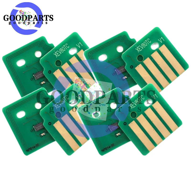 8pcs Toner Chip 006R01638 006R01642 006R01646 CT202292 be support for Xerox Versant 80 180 2100 V2100 Press Drum Chip 013R00674