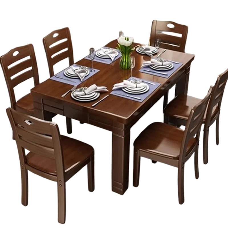 Dining Tables Luxury Nordic Vintage Simple Dining Tables Rectangle  Furniture