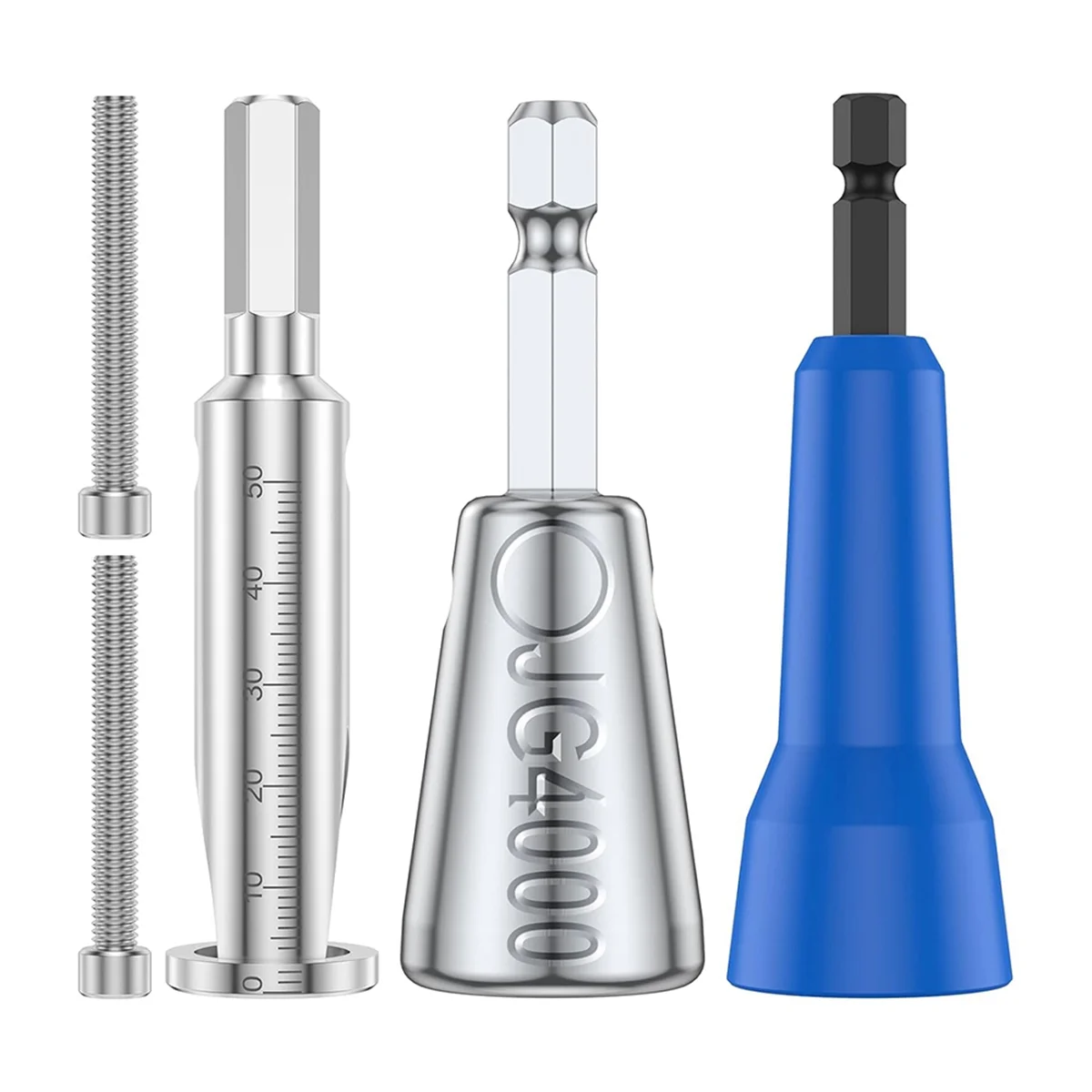 3 Pcs Wire Twisting Tool, 6mm Hex Shank Cable Wire Stripper for Drill, 2-6 Ways, Stripping and TwistWire Cable