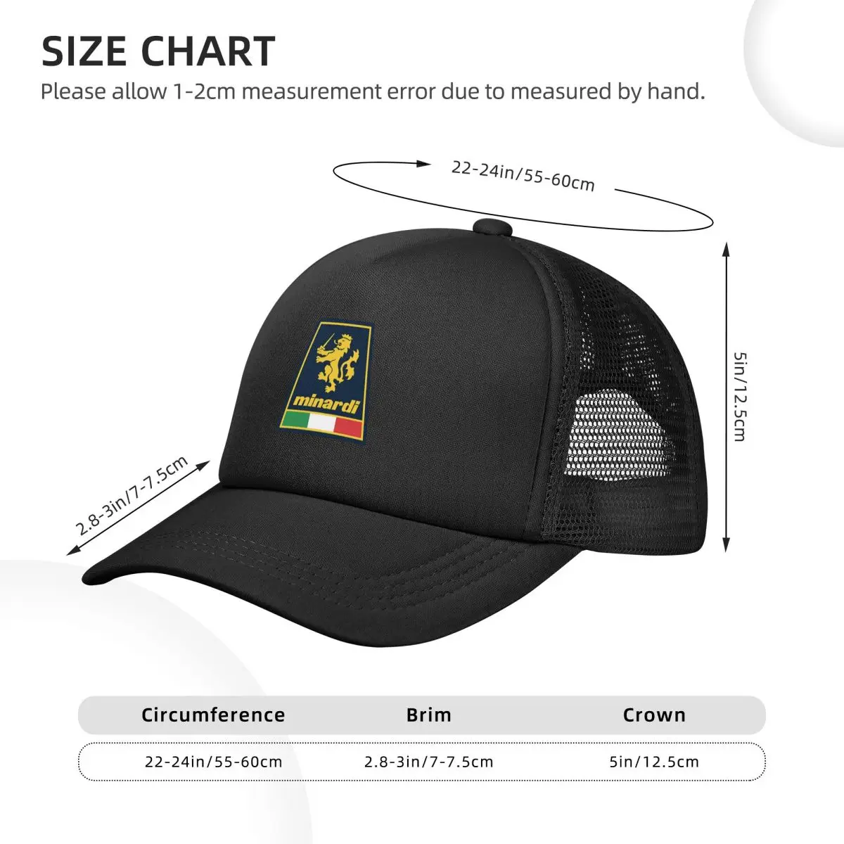 Minardi Racing Team Mesh Baseball Caps Snapback Fashion Baseball Hats Breathable Casual Casquette Outdoor Unisex