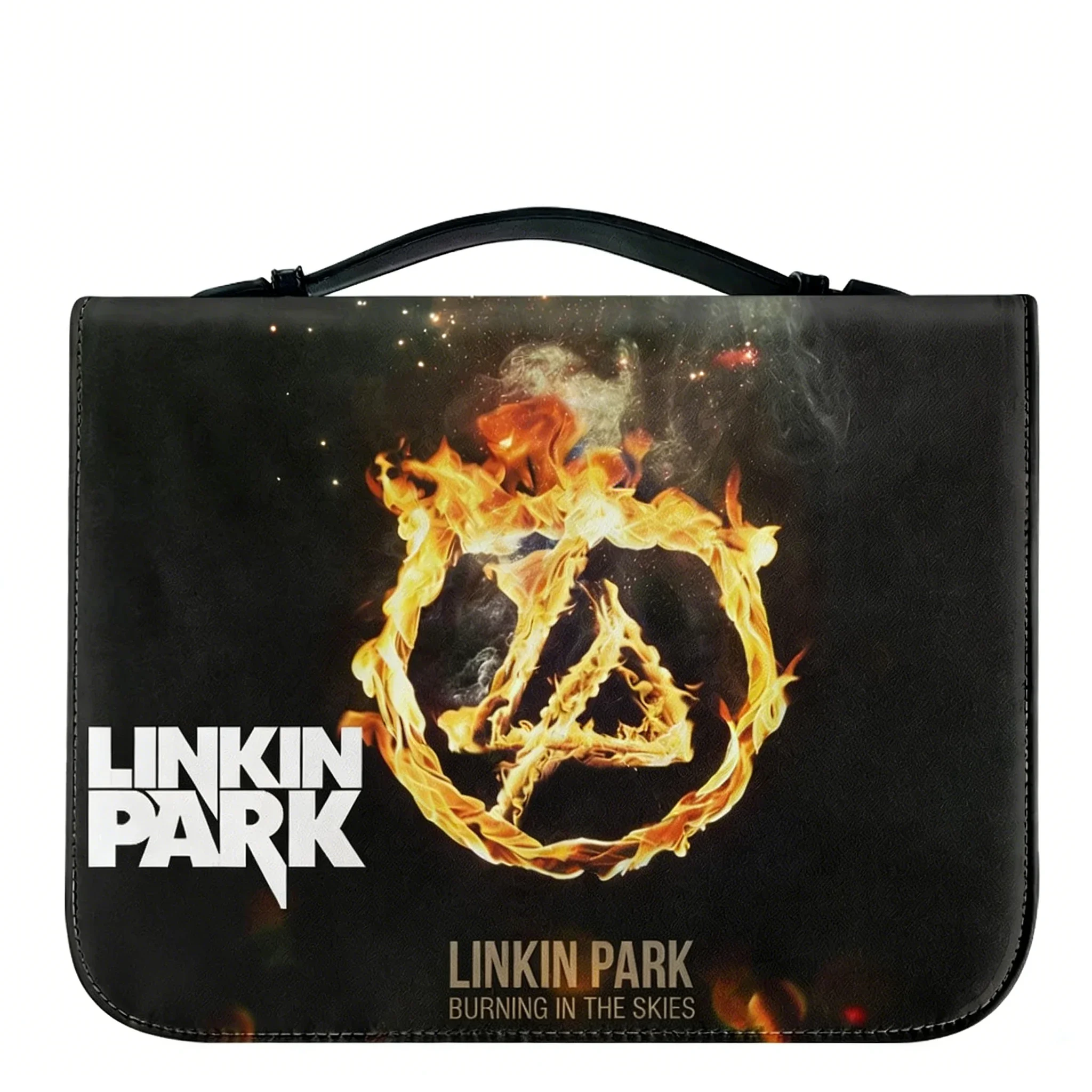 Linkin Park Rock Band Bible Bags Christian Gifts Personalized Cover Bible Pack Waterproof Leather Bag Pockets Package Case