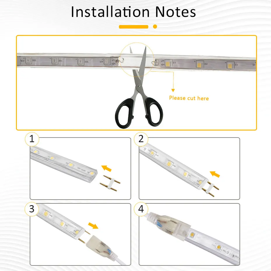 مقاوم للماء 1 متر-100 متر 6 ألوان مطاردة Led قطاع ضوء 2835 SMD المنزل في الهواء الطلق حفلة حديقة الديكور Led الشريط 220 فولت الاتحاد الأوروبي التوصيل