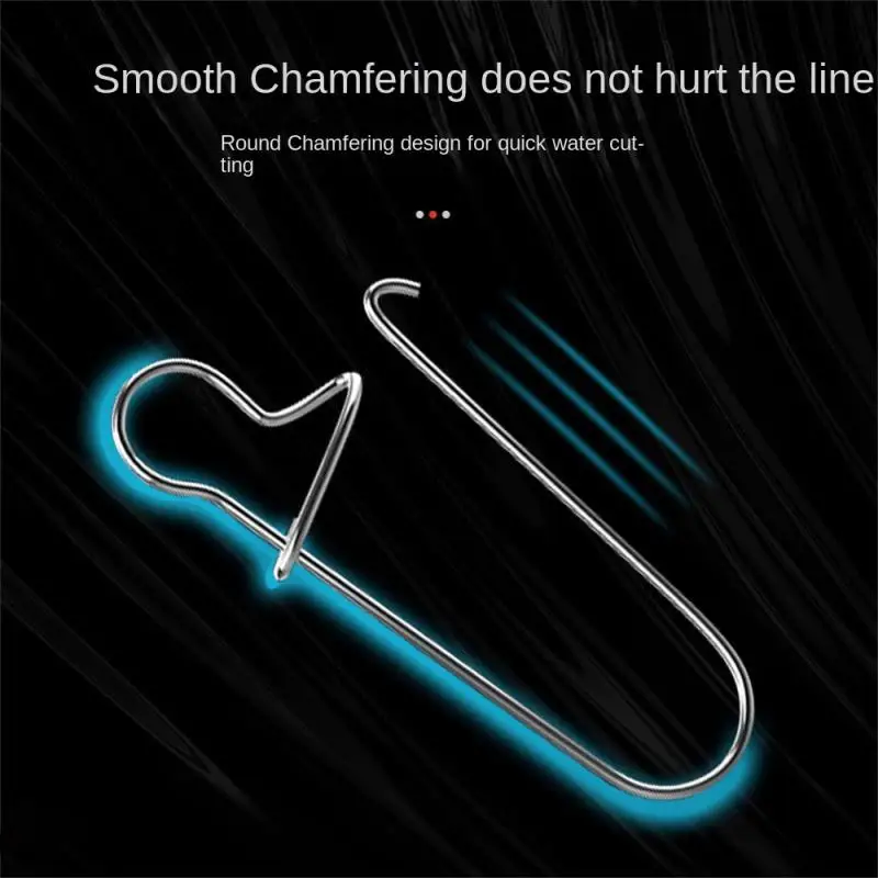 100 шт., защелкивающаяся булавка из нержавеющей стали, рыболовная бочка, поворотные защитные защелки, крючок, аксессуары для приманок, разъем Snap Pesca