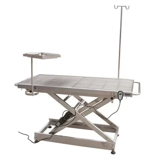 Veterinary Pet Hospital Clinic Stainless Steel 304 Electric Lifting Animal Operation Table