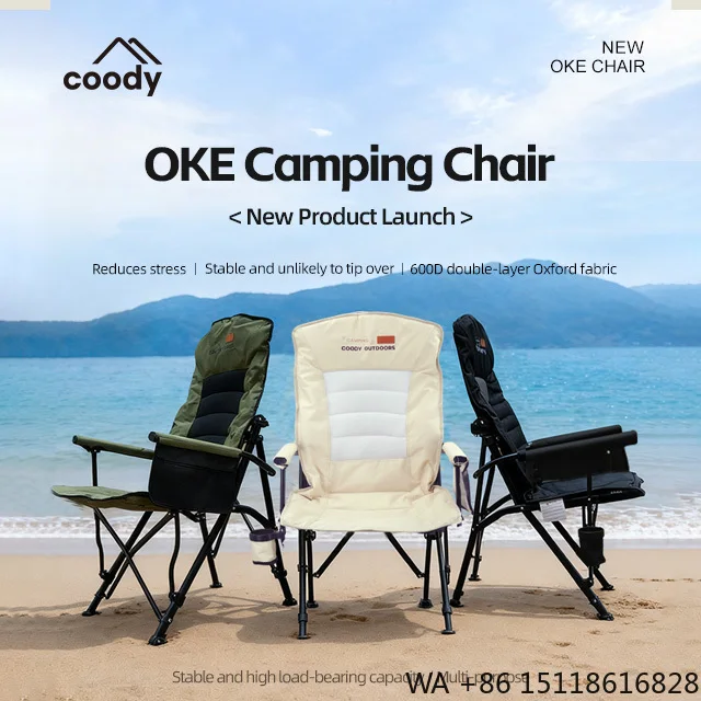Factory Direct Sales Folding Camping Chair Outdoor Beach BBQ COODY OKE CHAIR