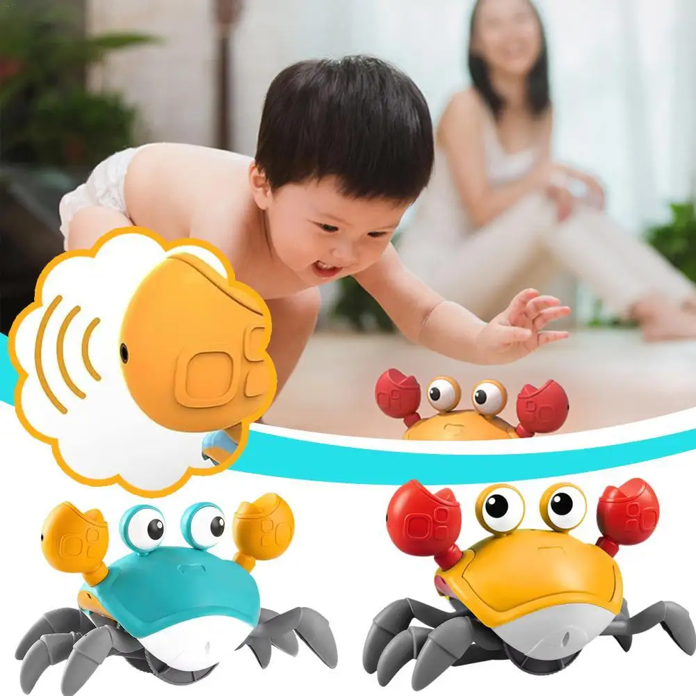 Dancing Electric Induction Crab Intelligent Induction Obstacle Cultivate Children Observe Reactivity Children Educational Toy