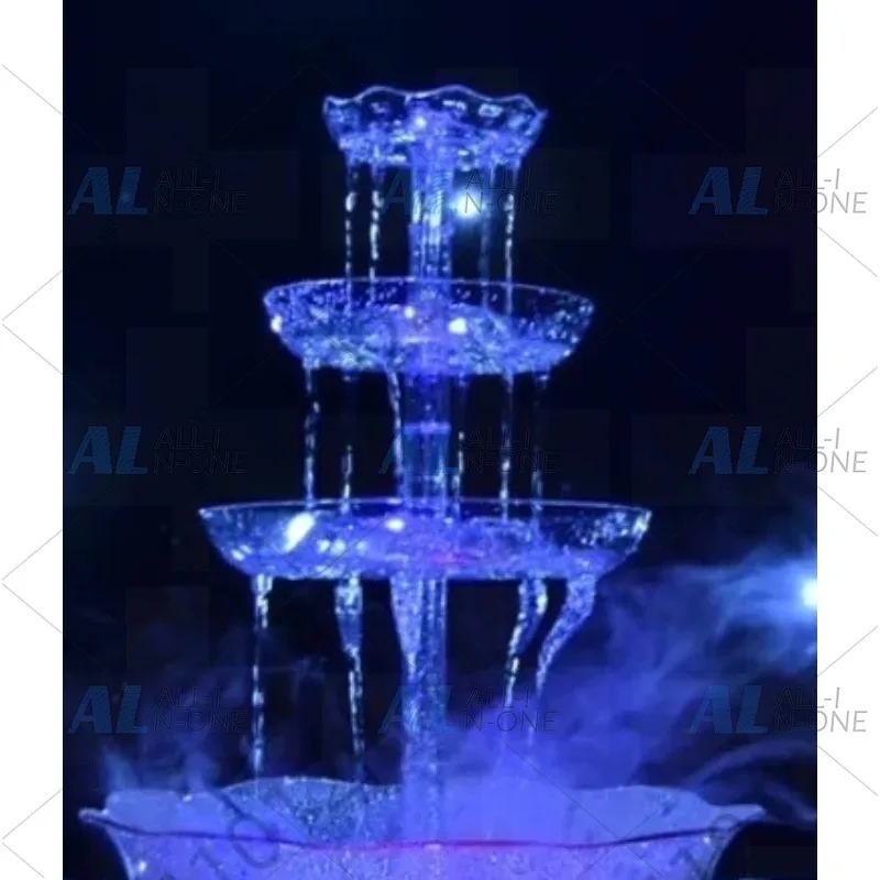 3-Tier Wine Champagne Party Fountain Red Wine Dispenser Juice Drink Beer Waterfall Machine 110V/ 220V