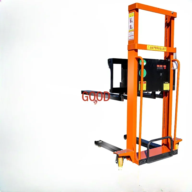 

Forklift portable lift truck lifting and handling stacker truck automatic loading and unloading small remote control