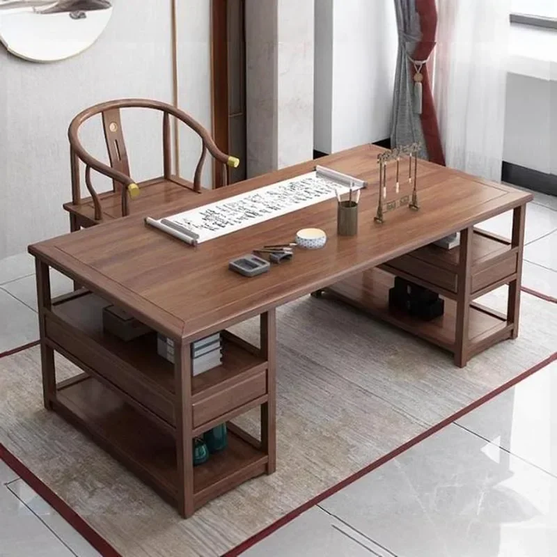 Vanity Office Computer Table Home Storage Cheap Set Gaming Computer Desks Study Wooden Bedroom Mesa De Trabajo Hotel Furniture