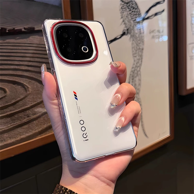 

Прозрачный ультратонкий чехол-бампер из поликарбоната для Vivo IQOO 15 13 Iqoo13 5G, устойчивый к царапинам и пожелтению