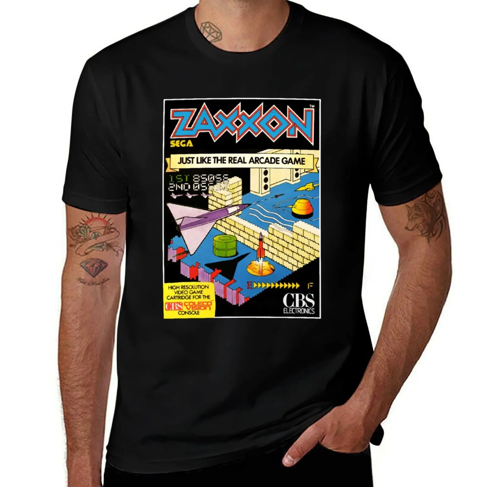 

Zaxxon ColecoVision Classic T-Shirt man t shirt designer man tshirt anime t shirts oversize T-Shirt