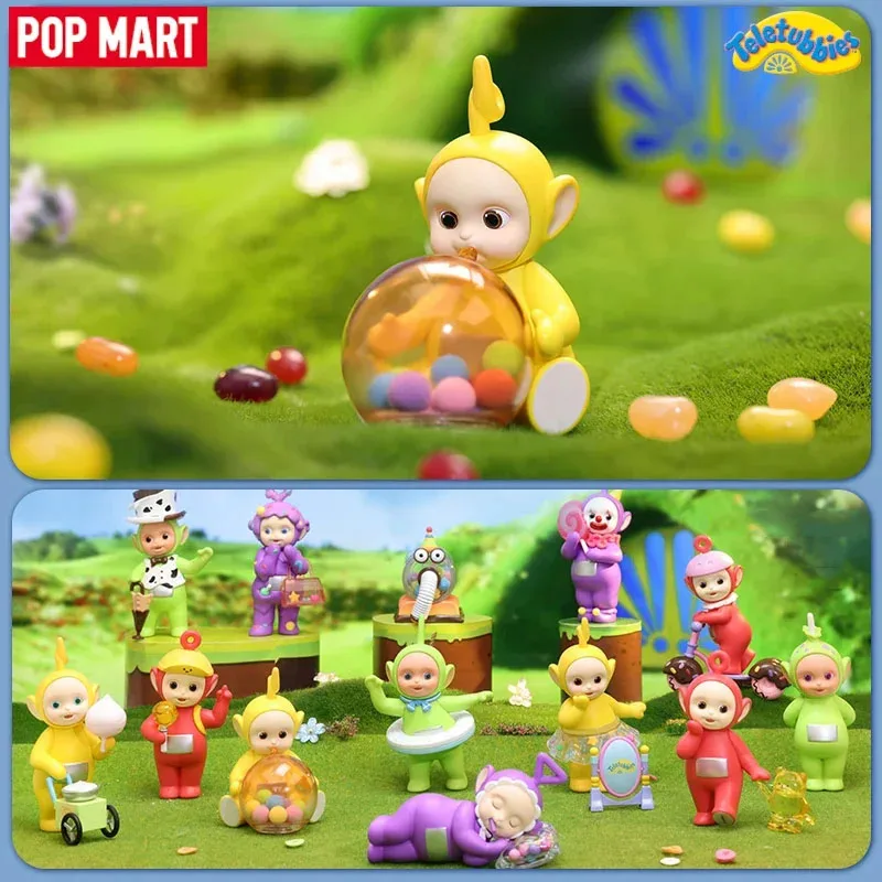 POP MART Teletubbies Fantasy Candy World Series Action Figures Toys Tinky Winky Dipsy Laa-Laa Po Anime Figure Dolls Kids Gifts