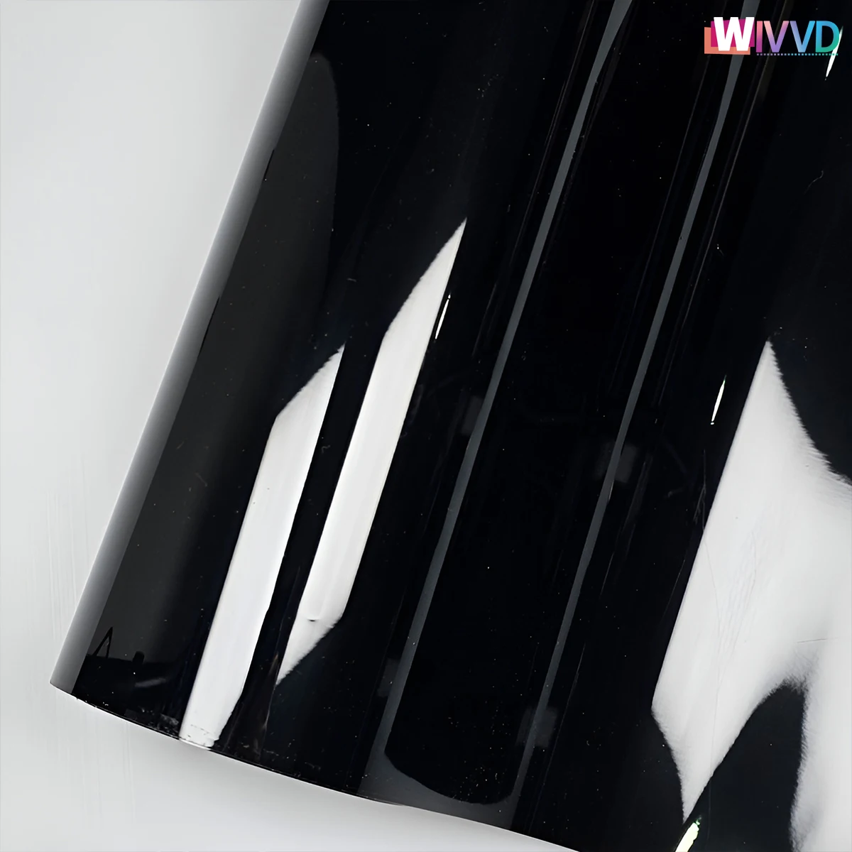 Ultra Gloss PET Piano Black Vinyl Wrap Film Sticker Glossy Black Self Adhesive Vinyl Bubble Free Console Computer Laptop Skin