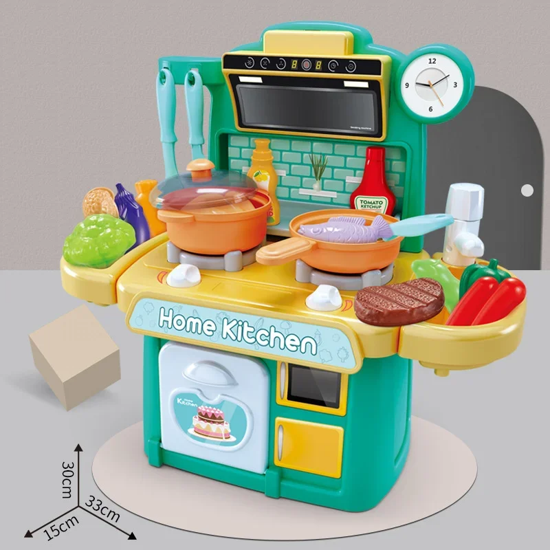 Ensemble de jouets de cuisine familiale pour enfants, marmite pour bébé fille, garçon et fille, simulation de cuisine, ustensiles de cuisine