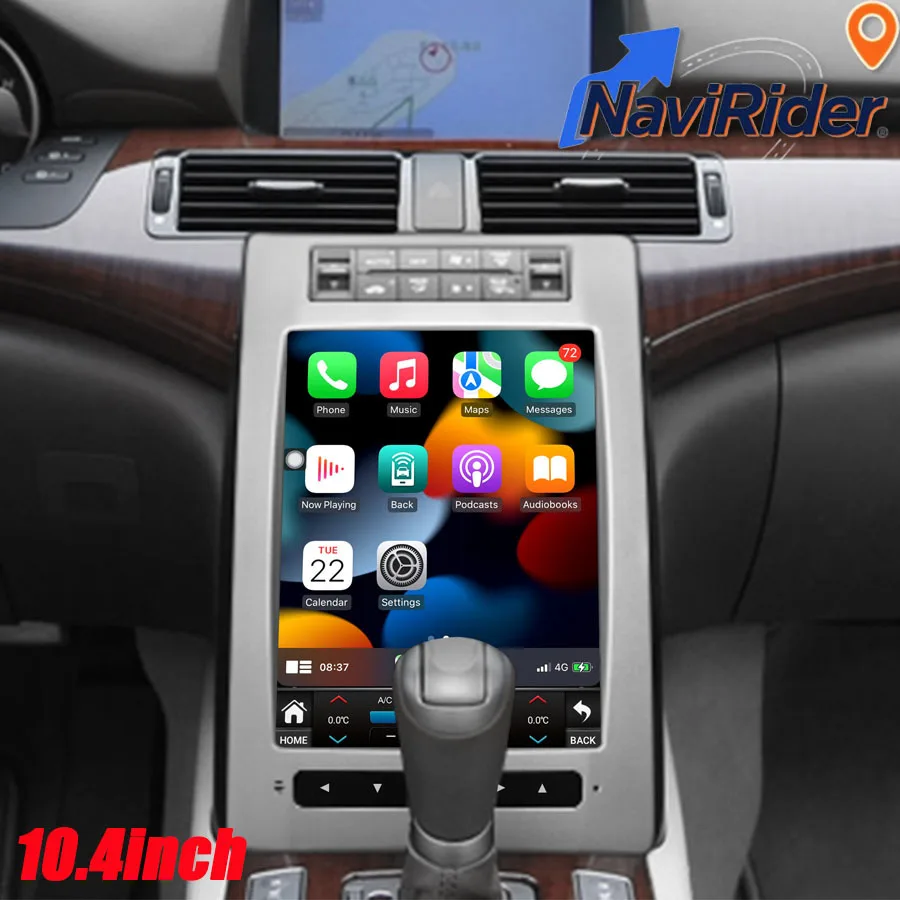 10.4inch Android Auto Navigation For Honda Acura RL 2004-2012 Stereo Car Radio Multimedia Video Player DSP Carplay GPS Head Unit