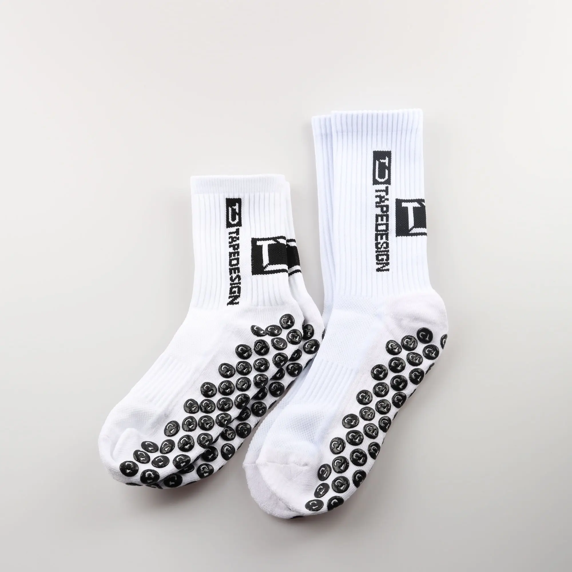 Calcetines de fútbol antideslizantes para hombre y mujer, medias suaves, transpirables y gruesas, parte inferior de toalla, deportes, ciclismo