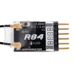 RadioMaster R84 V2 4ch SFHSS Compatible PWM Receiver