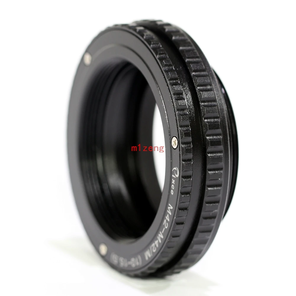M42-M42 10-15.5 Focusing Helicoid Ring Adapter for M42 to M42 Mount 10mm-15.5mm Macro Extension Tube