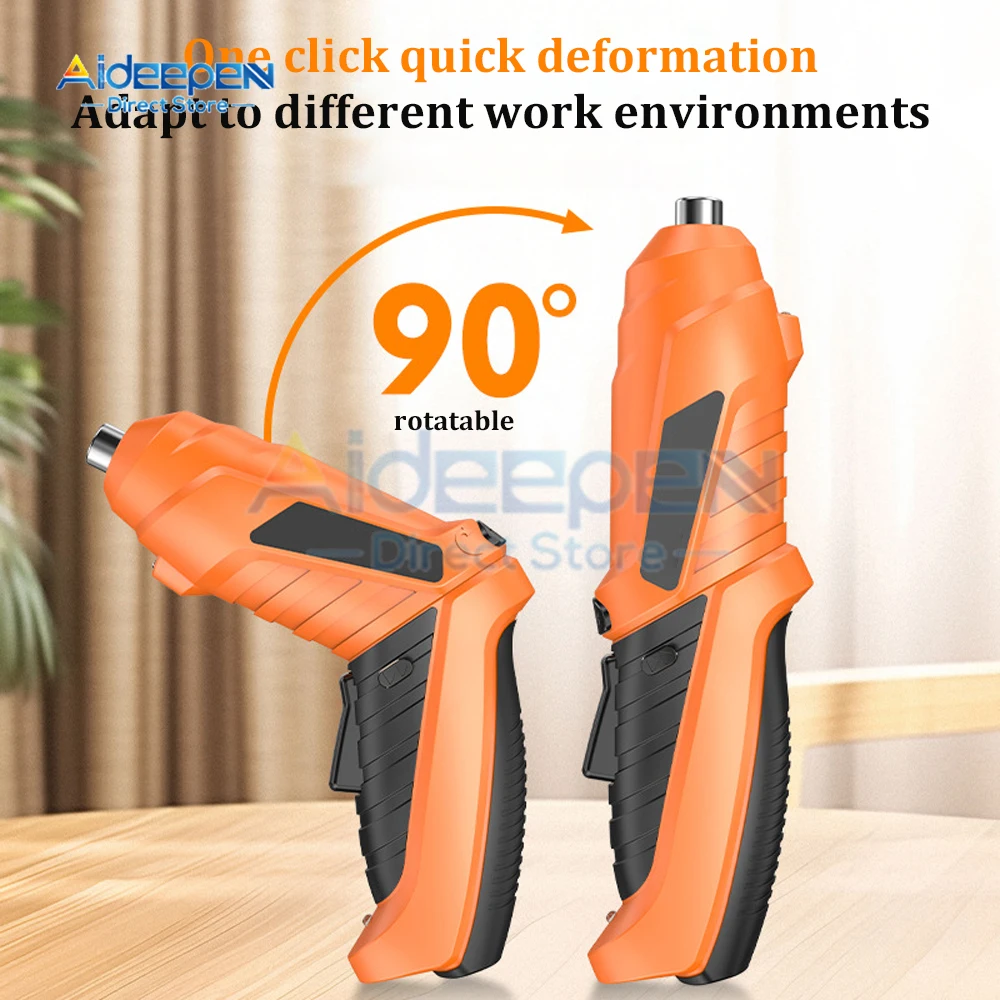 Cordless Electric Screwdriver Rechargeable Lithium Battery Mini Drill 7.8VF Power Tools Set Household Maintenance Repair