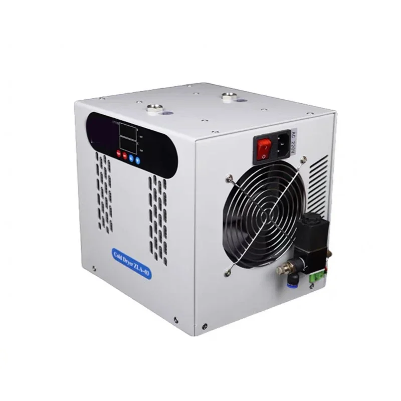 Small three-coordinate air compressor refrigerated gas dryer 220V cold dryer compressed air drying water removal filter