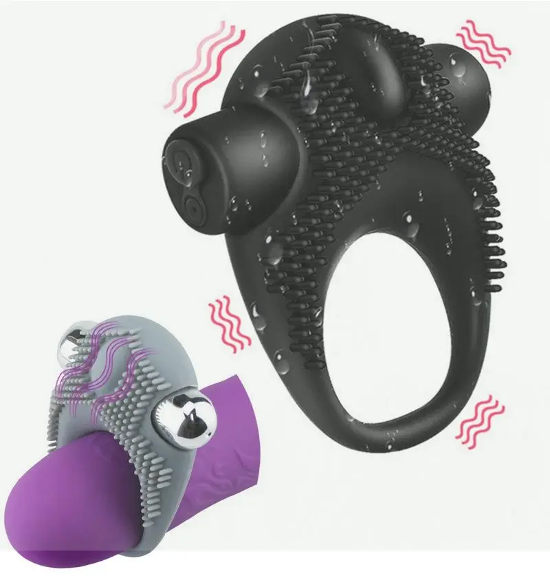 Serrure érotique douce pour femmes et adultes, léchage sur piles, mamelon, anneau pour hommes sur vibrateur noir, annales, Exciter, Hall d'entité