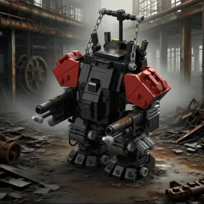 

369PCS Movie Game MOC Helldivers 2 Automaton Hulk Building Blocks Mech Figuren Model Bricks Assembly Toys Gifts for Kid Adult
