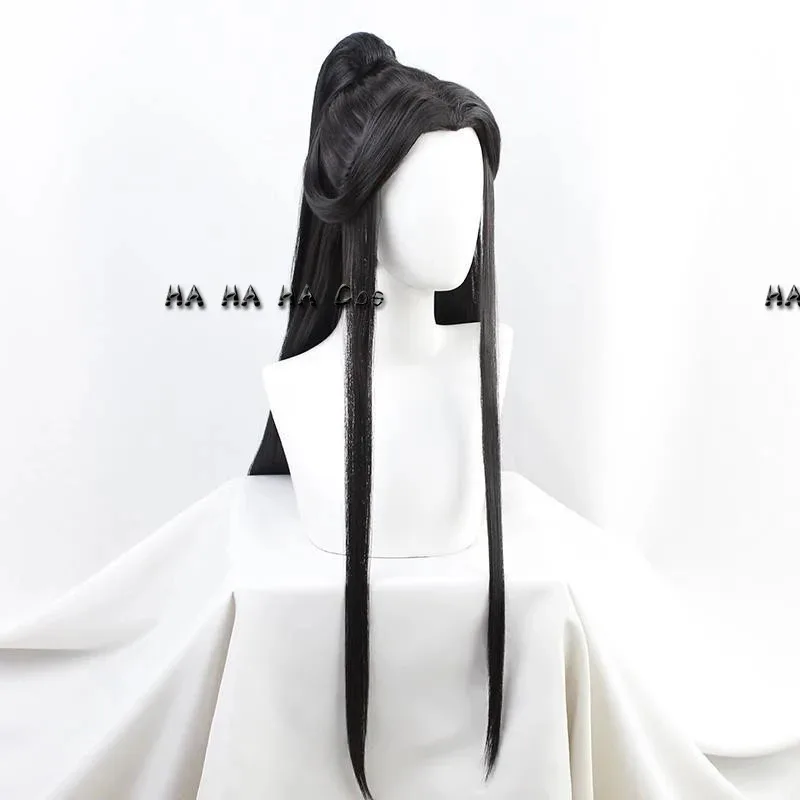 DY20Erha And His White Cat Master Chu Wanning Mo Ran Cosplay Wig Anime Accessories Prop Pendant Handkerchief Ear Headwear Hallow