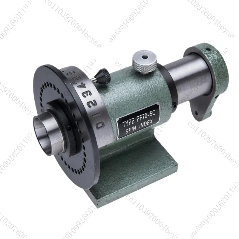 NEW PF70-5C Simple Indexing Head 5C Chuck Milling Grinder Universal Jig Machine Tool Holder Compatible with 2 3 4 5 Inch Chucks