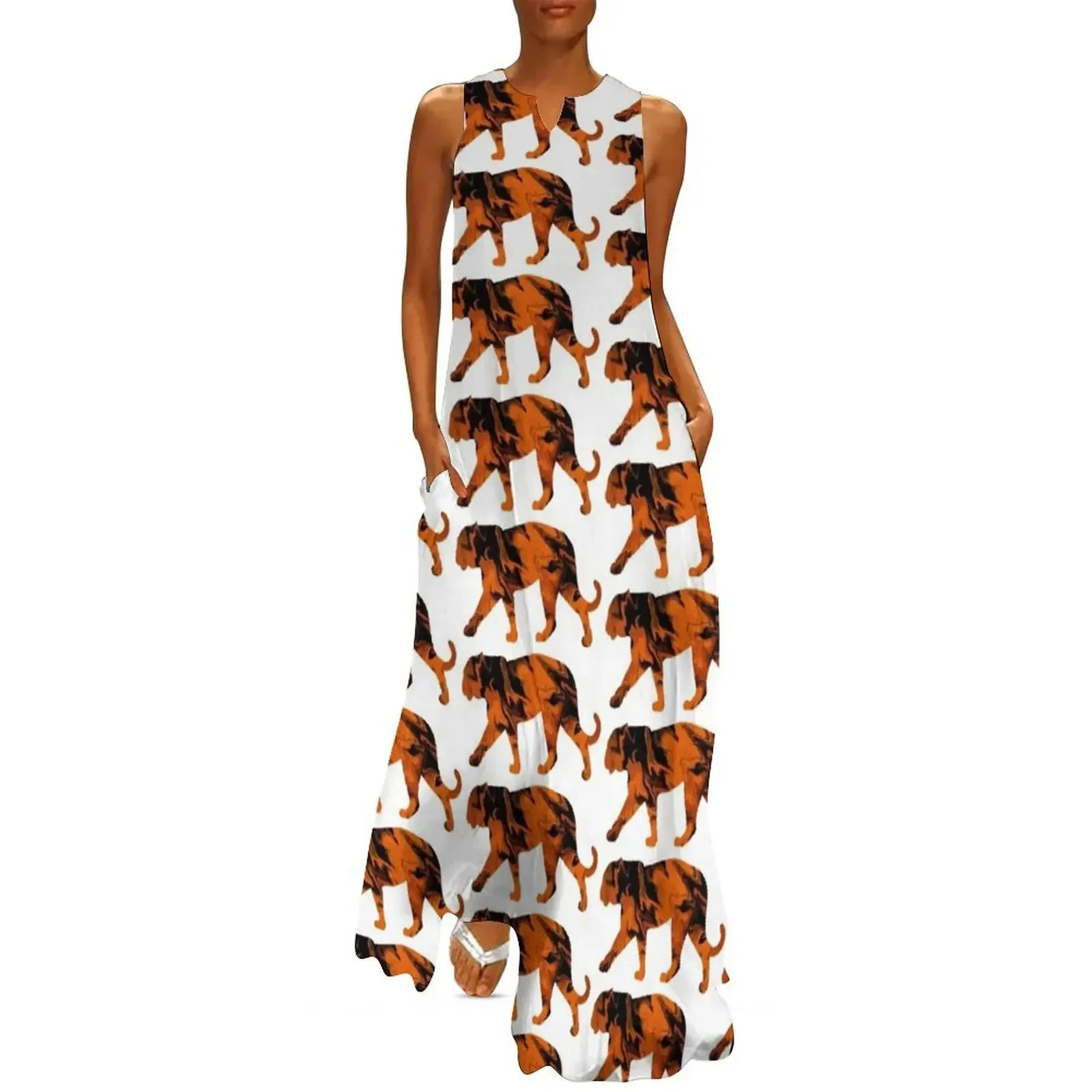 

Tiger Long Dress dresses for women prom dresses summer clothes for women long dresses for women Dress