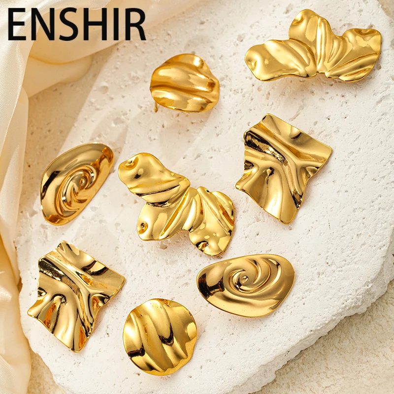 

Женские серьги-гвоздики ENSHIR из нержавеющей стали 316L