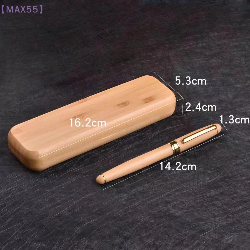 Pen Smooth Writing Teachers Gifts Writing Supplies Nature Bamboo Pen Bamboo Box Pens Wood Fountain Pen Case Bamboo 【MAX-55】 view 6