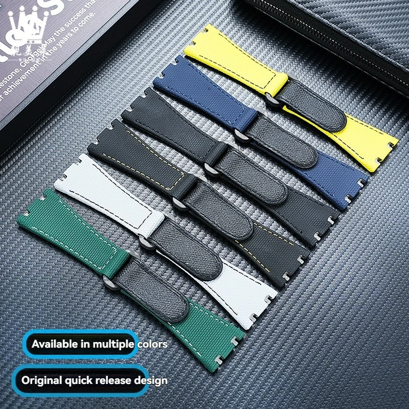 For AP Audemars Piguet Royal Oak Offshore Series Watch 26420 FKM Quick Release Fluororubber Watch Strap Customized Bracelet man