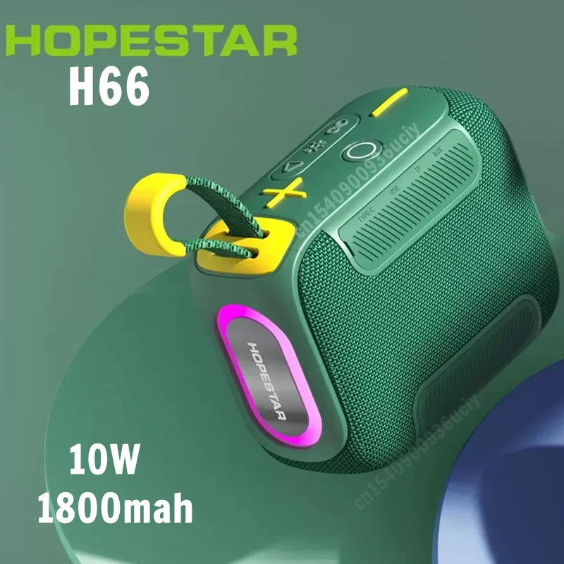 

HOPESTAR H66 Outdoor Portable Bluetooth Speaker Movement Ipx7waterproof High-power Heavy Bass Double Speakers High-quality Sound