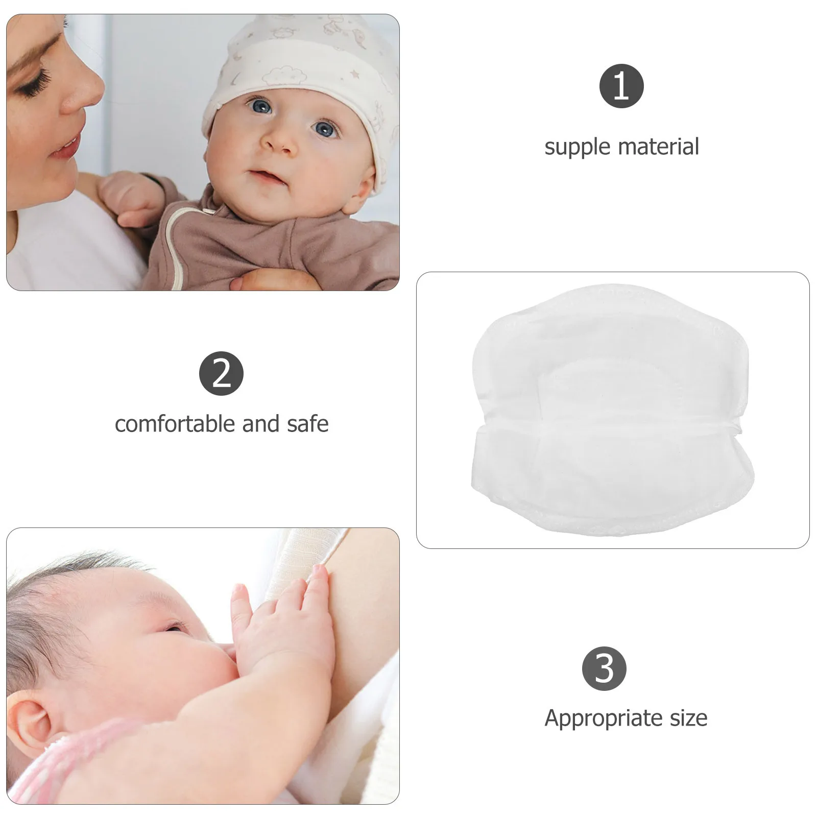 48 قطعة منصات الرضاعة الطبيعية رقيقة للنساء عالية الامتصاص منصات الثدي القابل للتصرف لينة آمنة صالح المحمولة الرضاعة التمريض #1