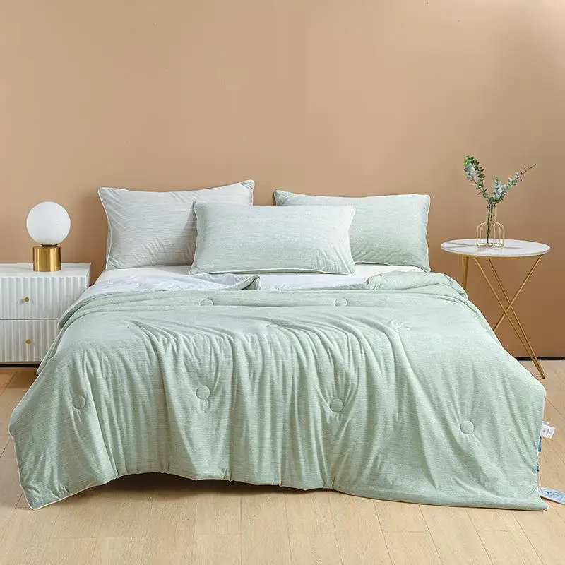 Class a Cool Feeling Silk Summer Quilt Thin Ice Silk Lightweight Children's Quilt Durable Breathable for Hot Summer Nights