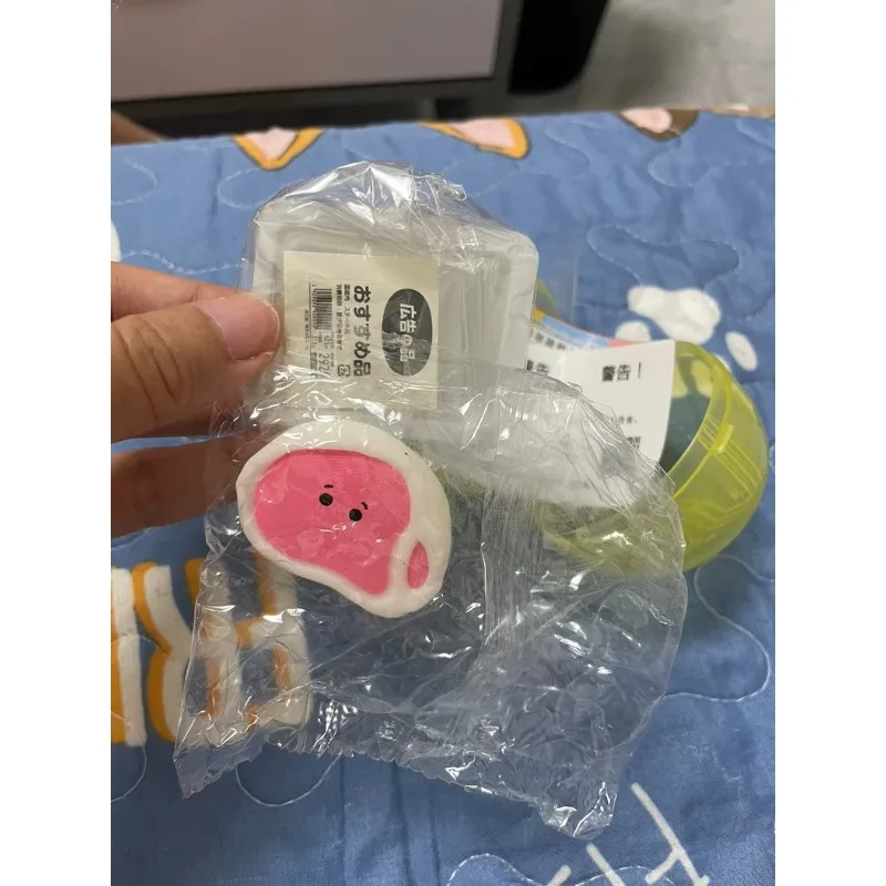 YELL Japan Original Kawaii Gashapon Figure Cute Soft Meat Simulated Food Fidgety Toys Capsule Anime Miniature Items Gift