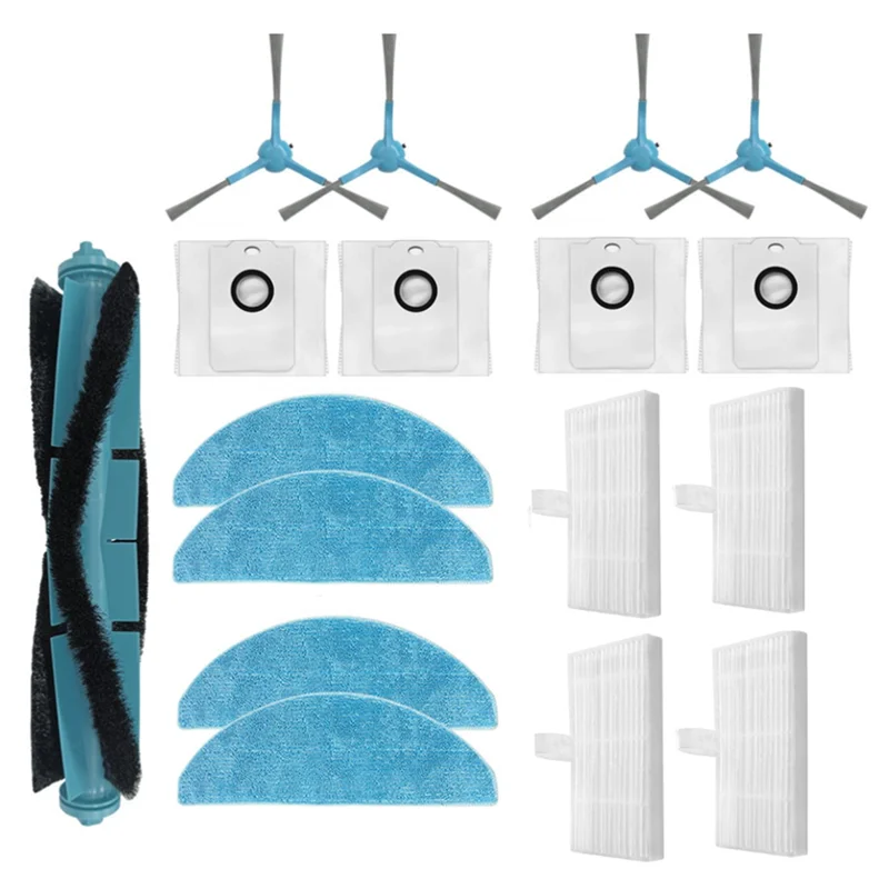 A23F-For Cecotec Conga 7490 Immortal / 8290 Immortal Series Vacuum Cleaner Parts Main Side Brush Filter Mop Pads Dust Bag