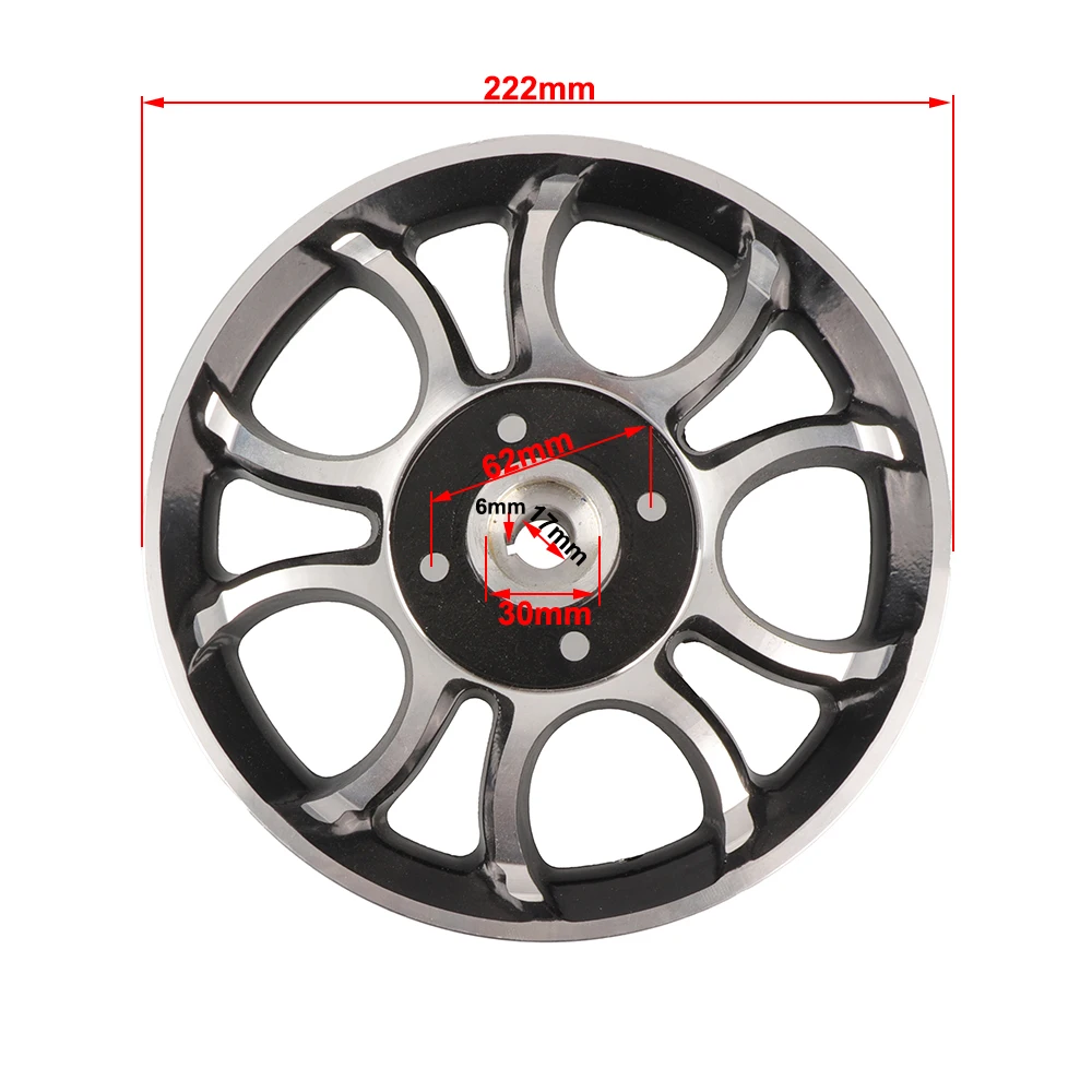 Aluminum Alloy 12 Inch Wheel Rim Hub Electric Bicycle Wheel Hub Electric Scooter for Four wheeled Car ATV Quad Bike Accessories