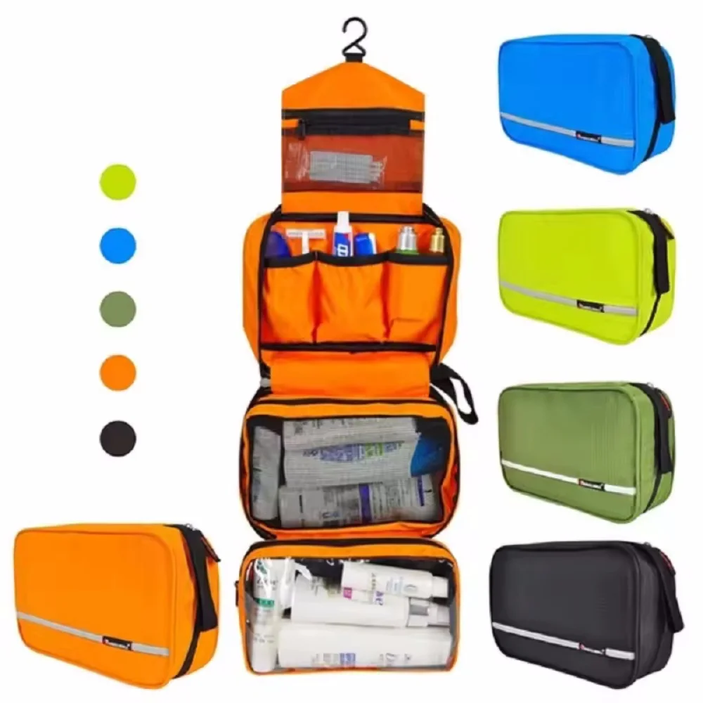 Hanging Men's Toiletry Bag Large Waterproof Cosmetic Bags Travel Organizer Lady Toiletries Makeup Toilet Foldable Bathroom Kit