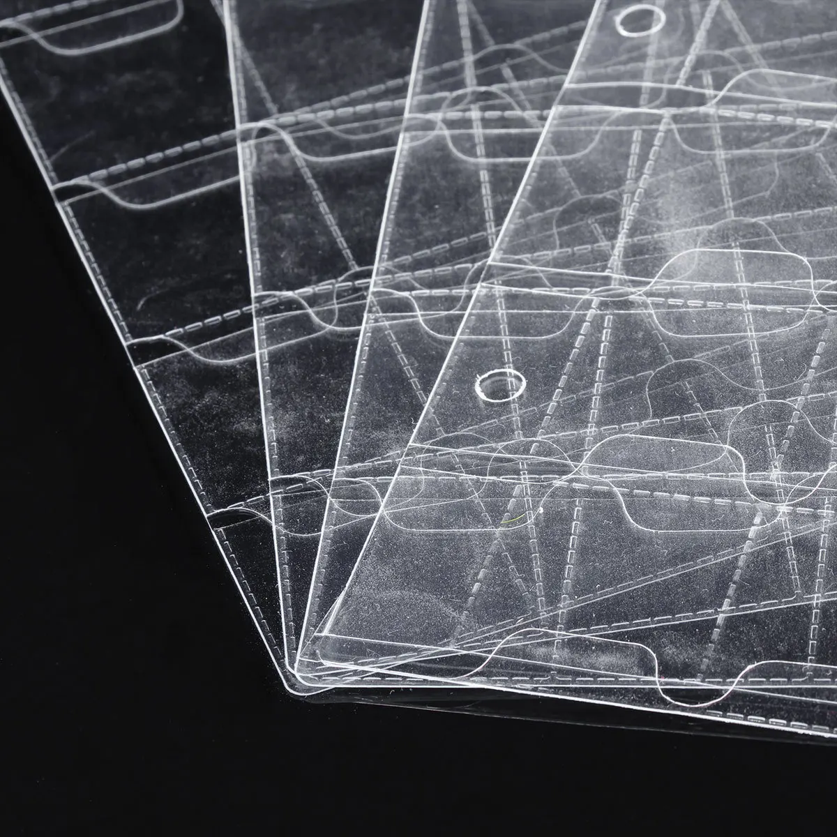 

4Pcs Classic Coin Holders Transparent PVC Coin Storage Bags for Coins Albums Currency Collection Collectors Gift