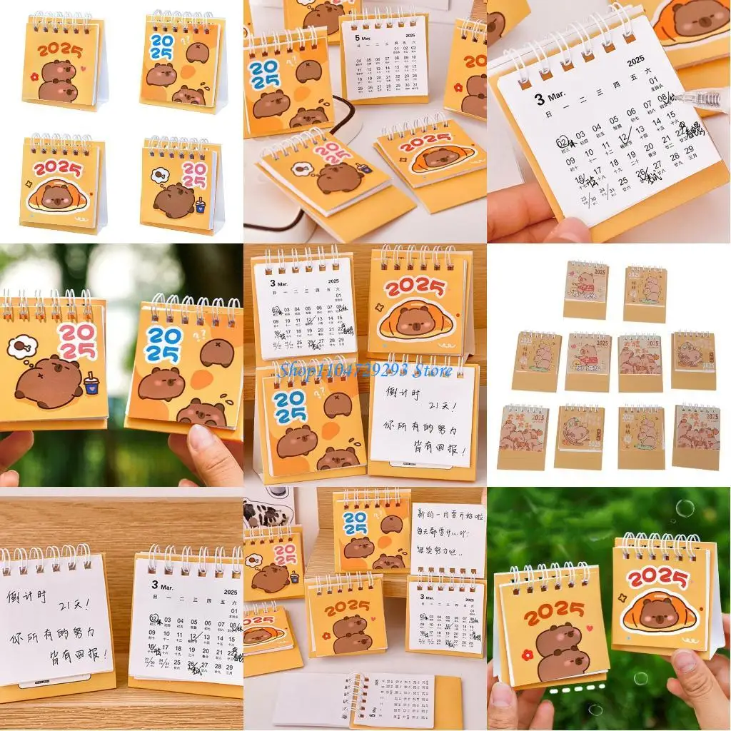 

Y2GD 10 Pcs 2025 Desk Calendar Monthly Calendar Standing Calendar Desktop Calendar