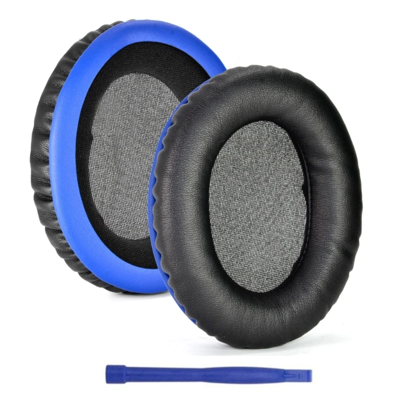 Set mit 2 Premium-Ersatz-Ohrpolstern für Kopfhörer, weiche Schaumstoff-Ohrpolster, Ohrenschützer für Komfort und – Detail 1