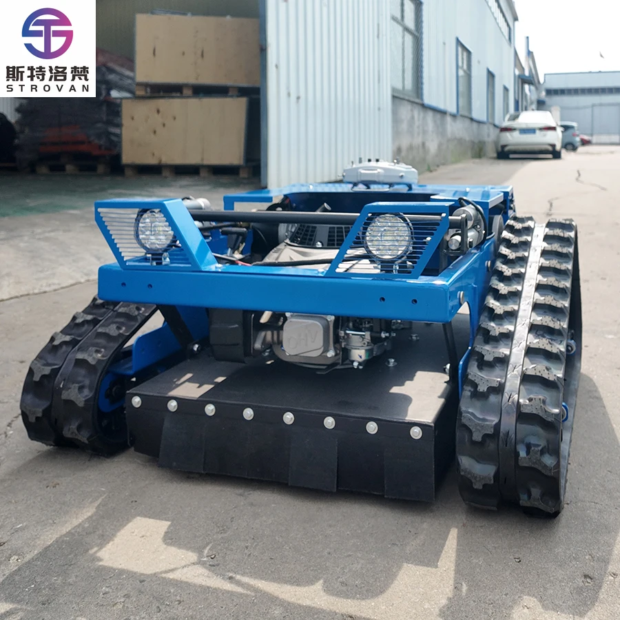 STLF WJW China Selbstfahrender Raupenrasenmäher im neuen Design, automatischer ferngesteuerter Rasenmäher